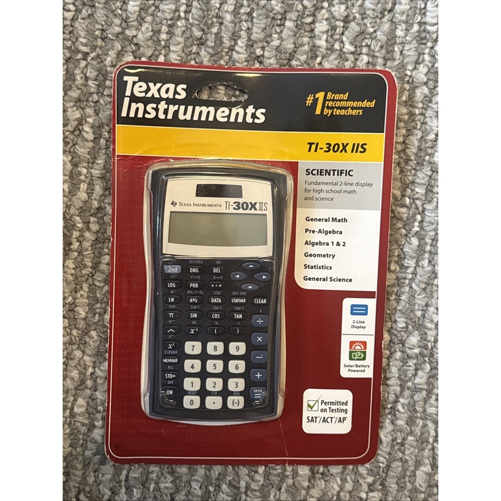 Texas Instruments Ti-30x IIS Scientific Calculator Ti30xiis Brand New